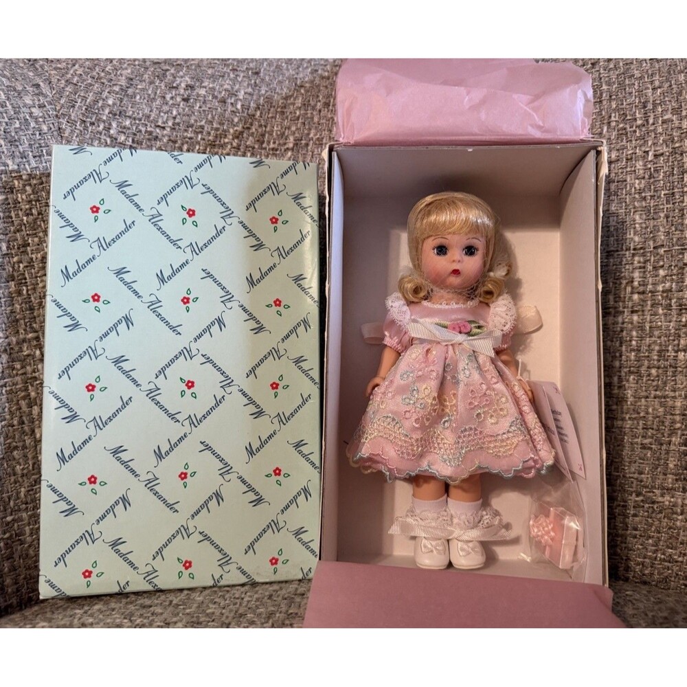 Madame Alexander Happy Birthday 27240 Doll 8" Pink Dress Blonde